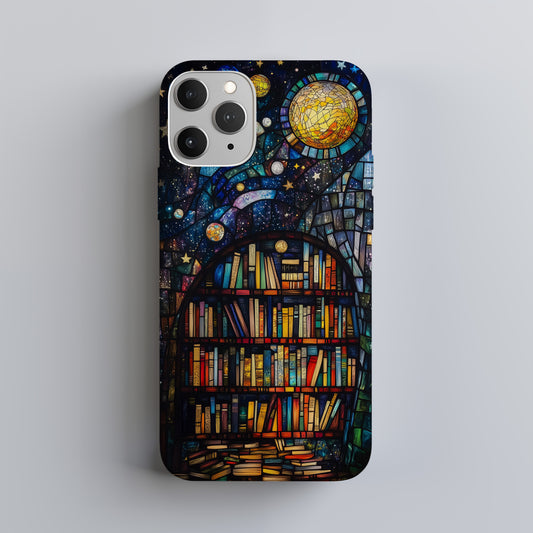 Starlit Stacks Phone Case – Dreamy Bookish Magic with Everyday Protection