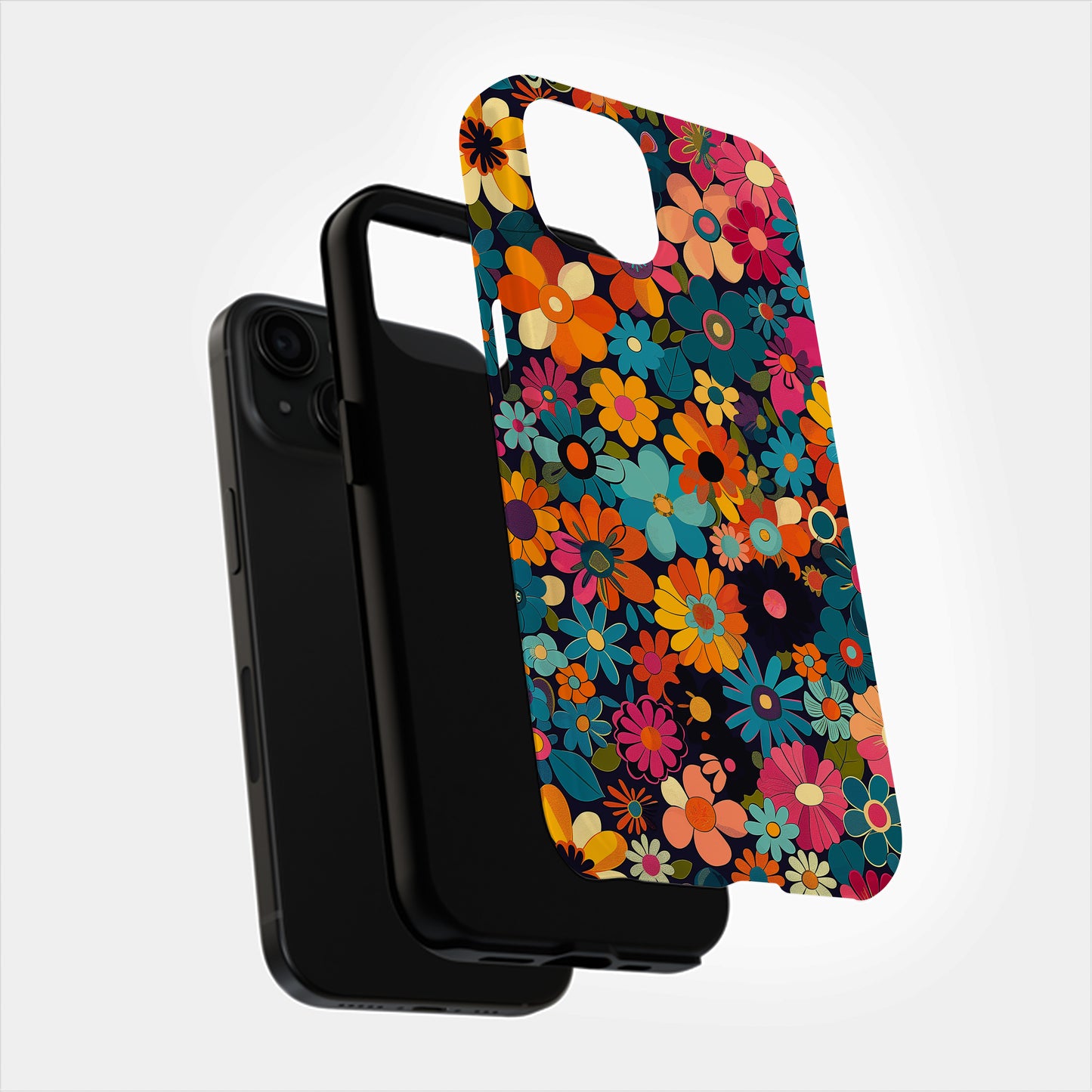 Flowerchild Phone Case – Free-Spirited Florals with Everyday Protection