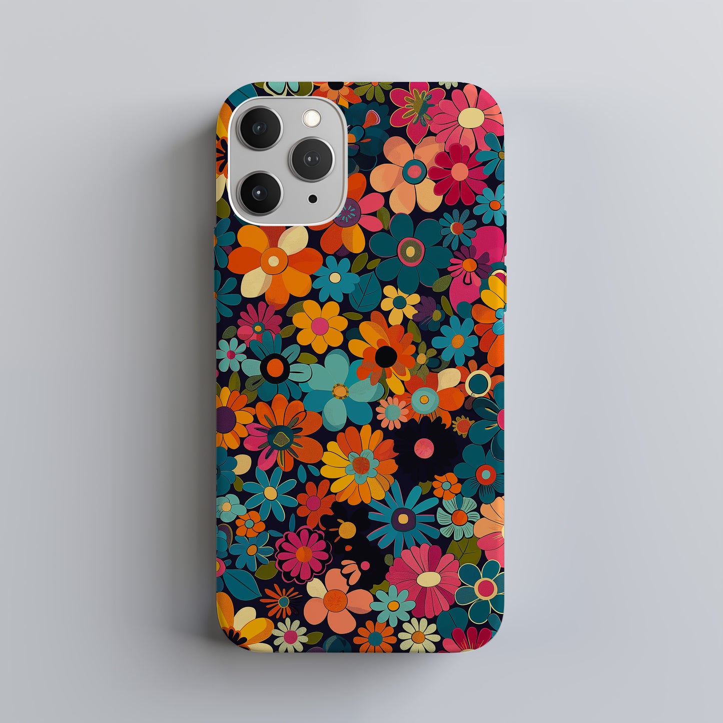 Flowerchild Phone Case – Free-Spirited Florals with Everyday Protection