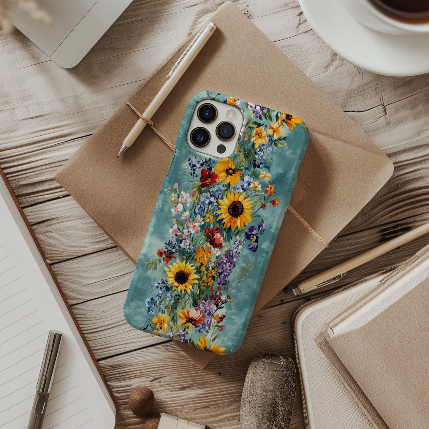 Impression Bloom Phone Case – Painterly Florals with Everyday Protection