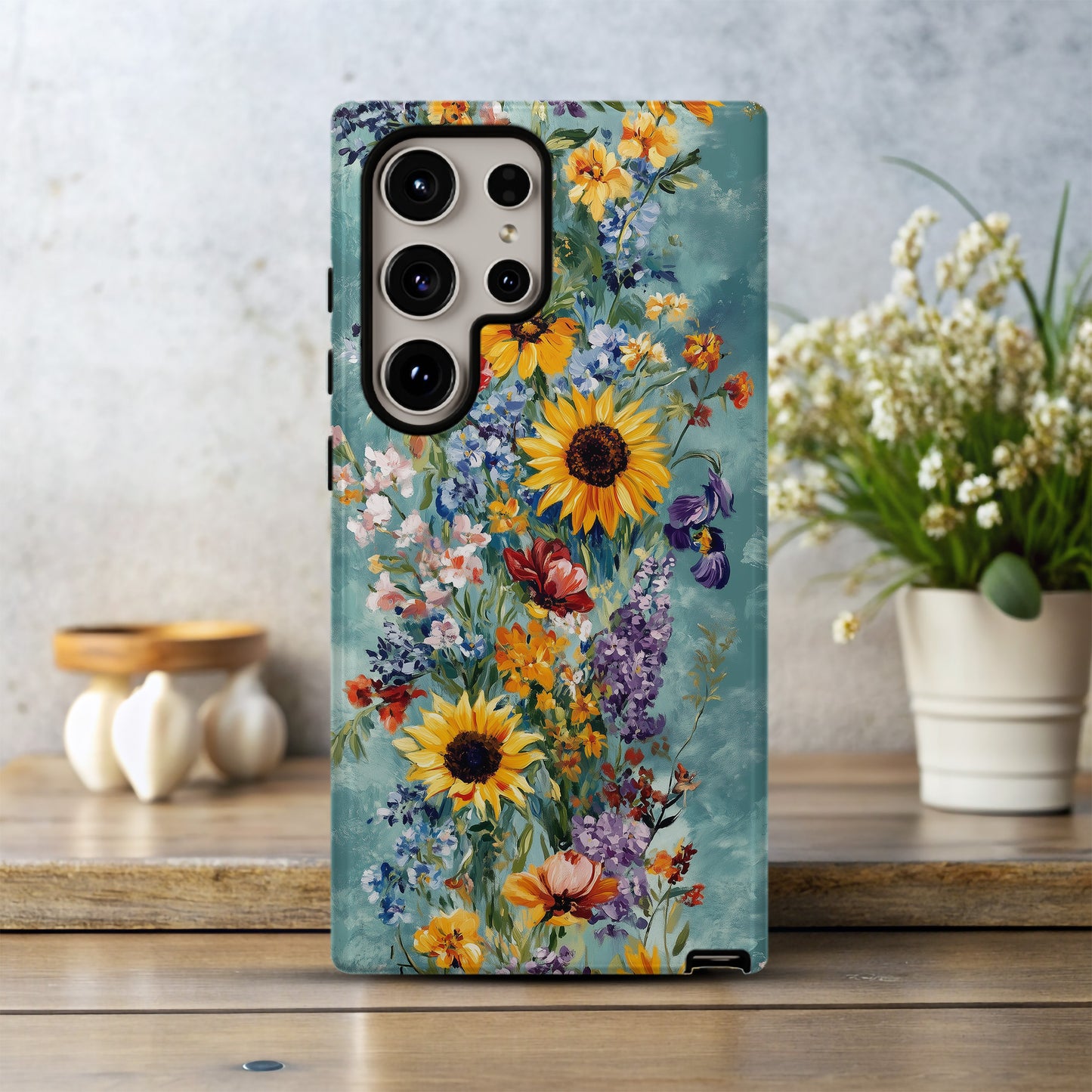 Impression Bloom Phone Case – Painterly Florals with Everyday Protection