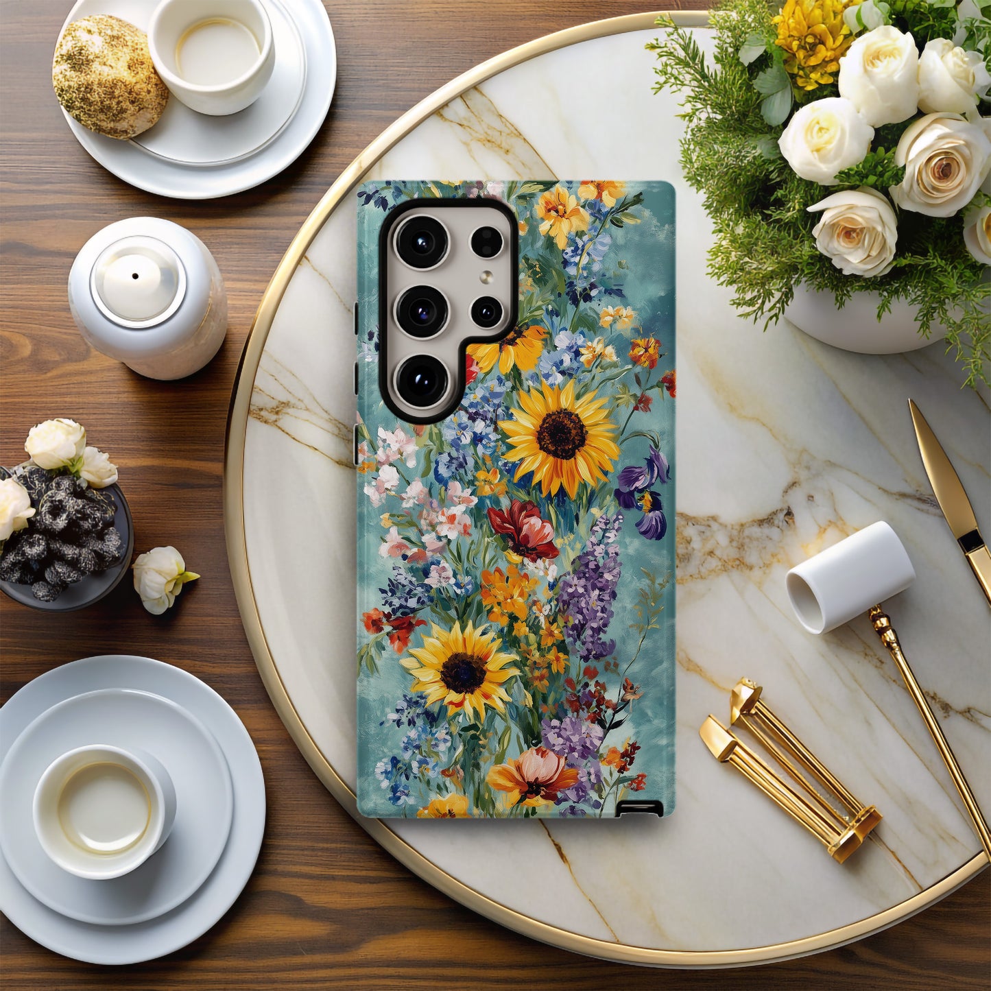 Impression Bloom Phone Case – Painterly Florals with Everyday Protection