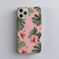 Hibiscus & Leaf Phone Case – Tropical Elegance with Everyday Protection