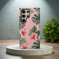 Hibiscus & Leaf Phone Case – Tropical Elegance with Everyday Protection