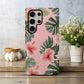 Hibiscus & Leaf Phone Case – Tropical Elegance with Everyday Protection