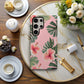Hibiscus & Leaf Phone Case – Tropical Elegance with Everyday Protection