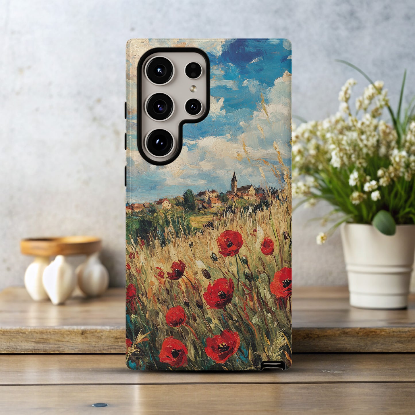 Meadow Impressions Phone Case – Painterly Wildflowers with Everyday Protection
