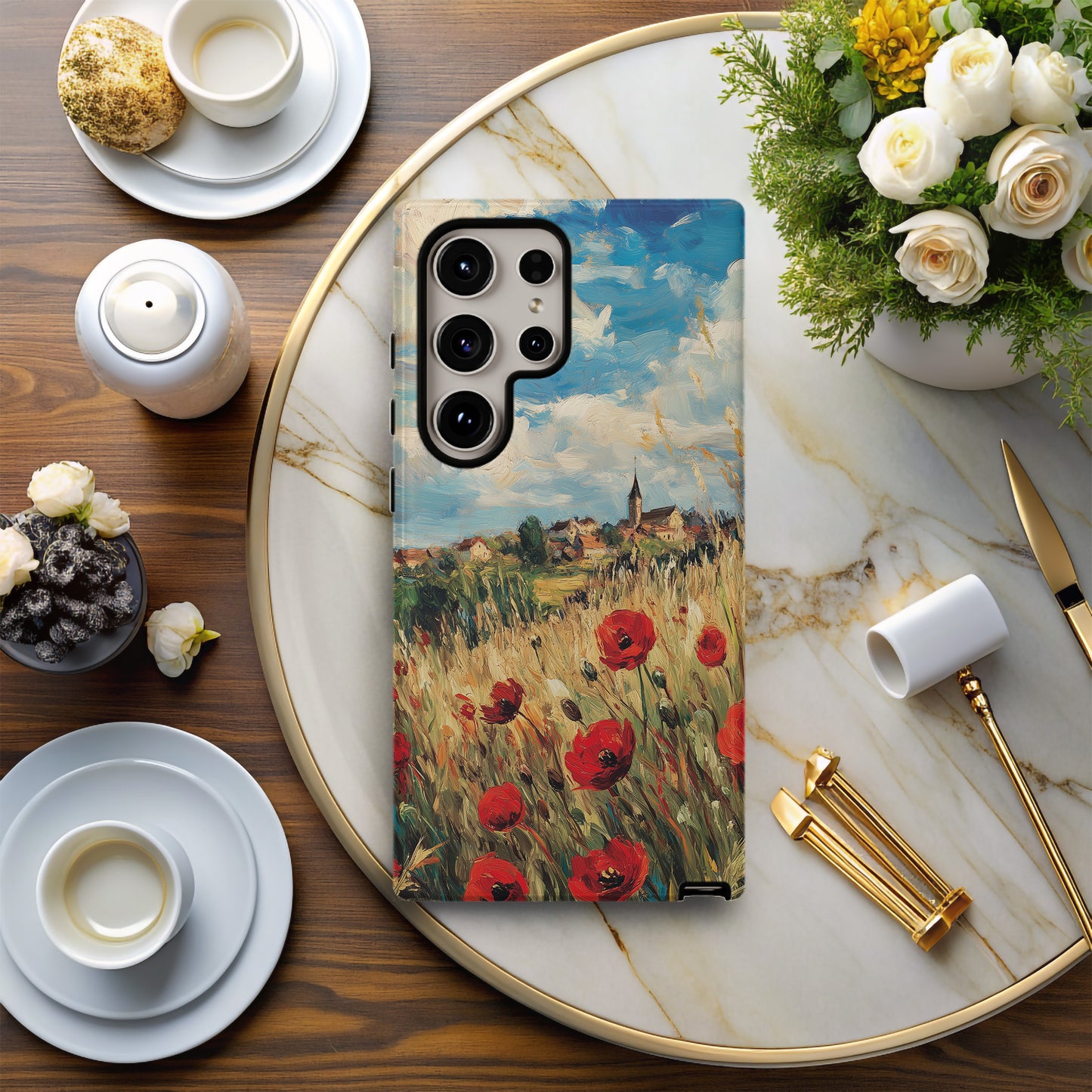 Meadow Impressions Phone Case – Painterly Wildflowers with Everyday Protection