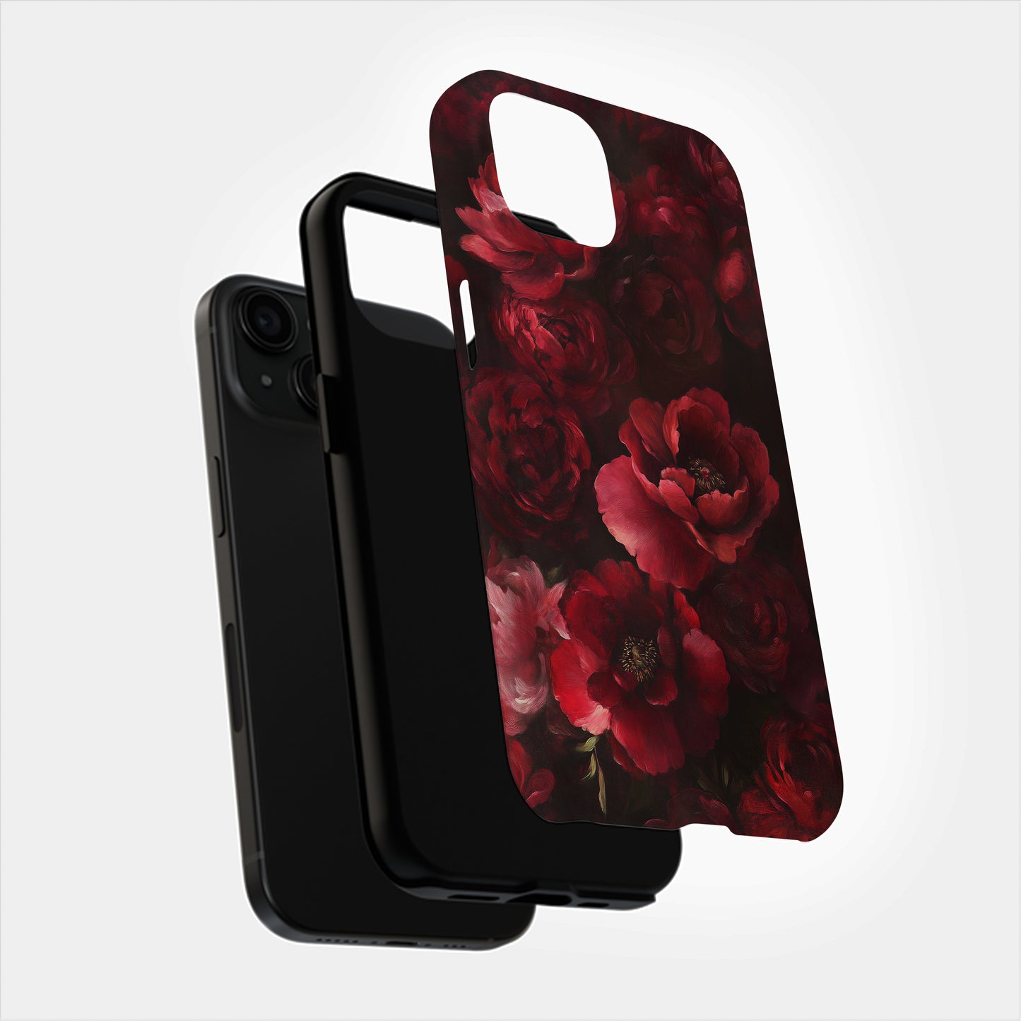 Velvet Bloom Fantasy Phone Case – Lush Florals with Dreamlike Elegance & Everyday Protection