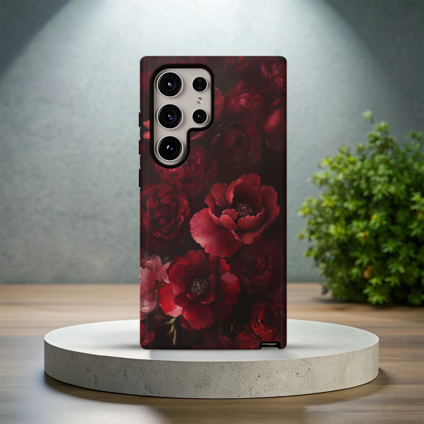 Velvet Bloom Fantasy Phone Case – Lush Florals with Dreamlike Elegance & Everyday Protection