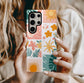 Sunny Squares Phone Case – Retro Sunshine Style with Everyday Protection