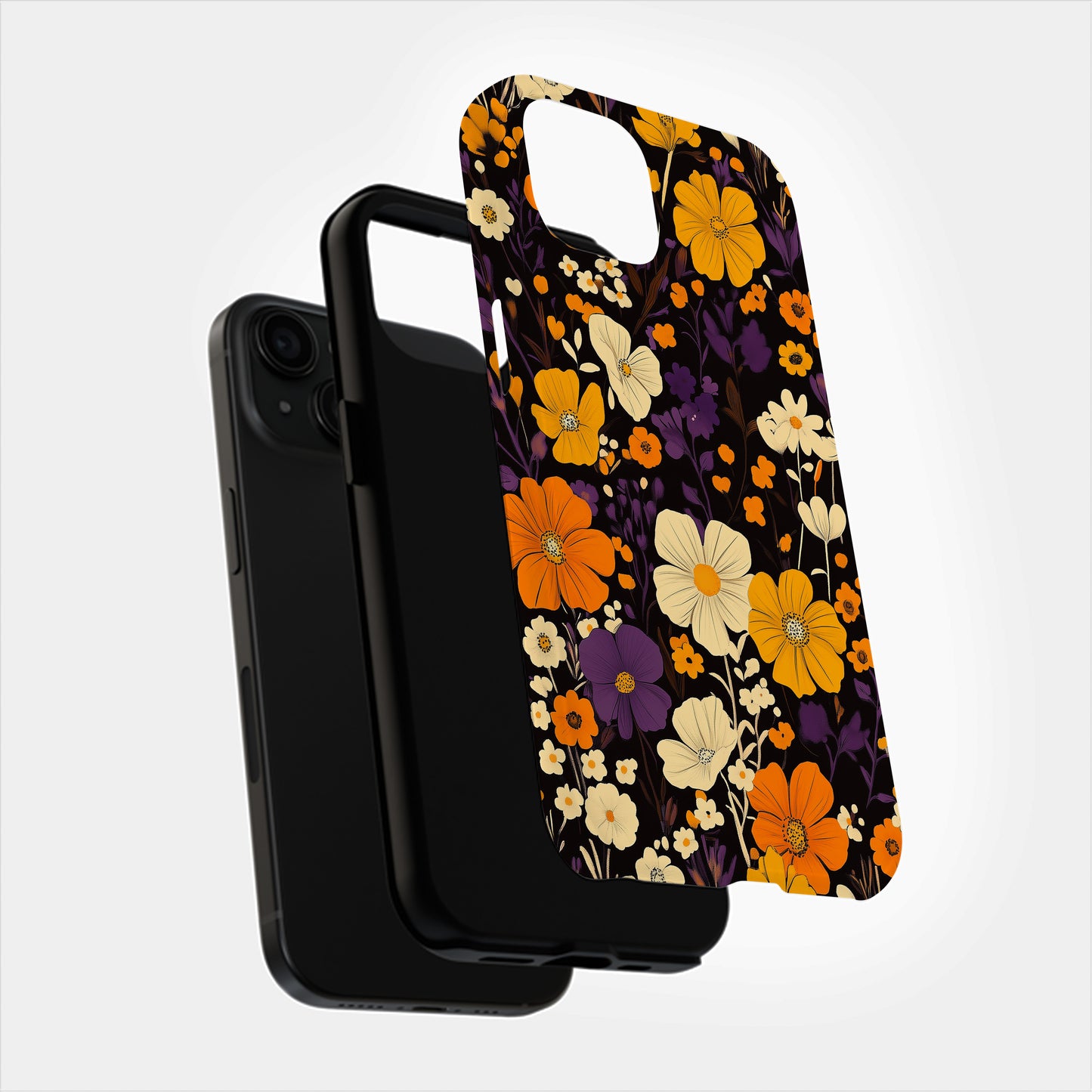 Vintage Bloomscape Phone Case – Timeless Florals with Everyday Protection