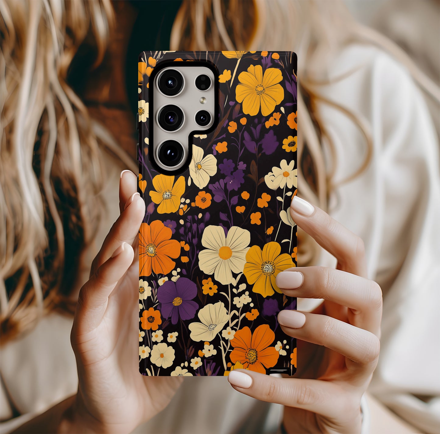 Vintage Bloomscape Phone Case – Timeless Florals with Everyday Protection