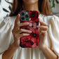 Scarlet Bloom Dream Phone Case – Bold Romance in Bloom with Everyday Protection