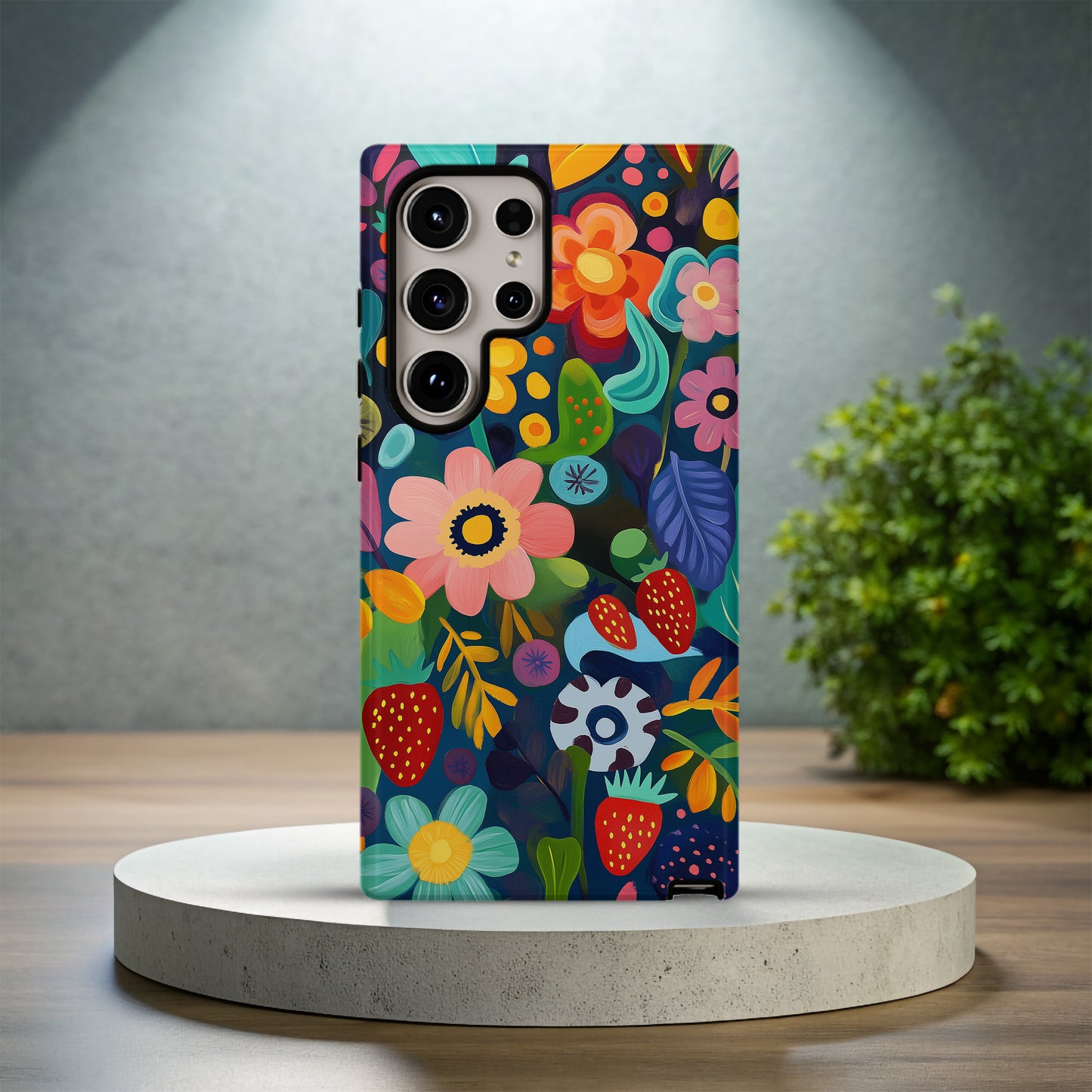 WhimsiBotanica Phone Case – Playful Florals with Everyday Protection