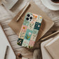 FloraPatch Phone Case – Vintage Floral Quilt Vibes with Everyday Protection