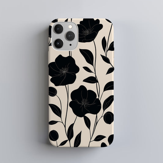 Minimal Bloom Phone Case – Clean Floral Aesthetic with Everyday Protection