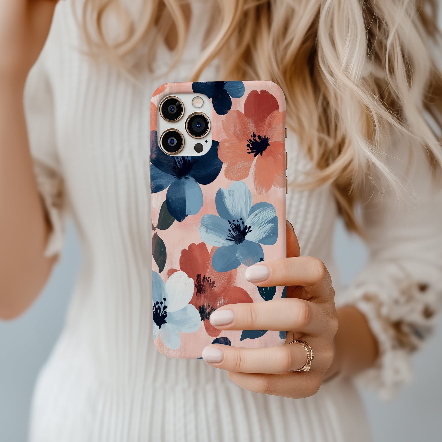 ColorBloom Phone Case – Vibrant Florals with Bold Personality & Everyday Protection