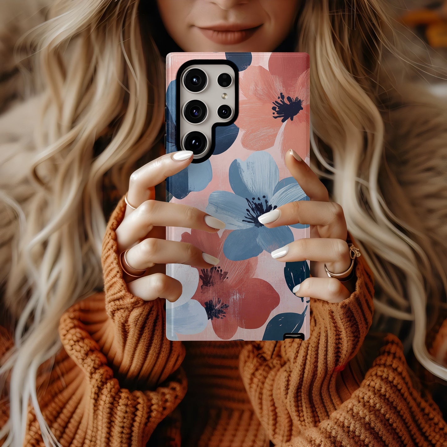 ColorBloom Phone Case – Vibrant Florals with Bold Personality & Everyday Protection