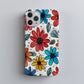 ColorPetal Phone Case – Bold Blooms & Everyday Protection in Full Color