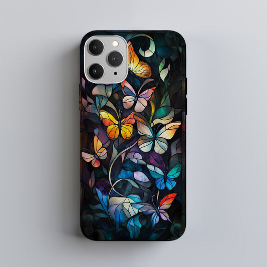Butterfly Gleam Phone Case – Shimmering Wings & Everyday Protection