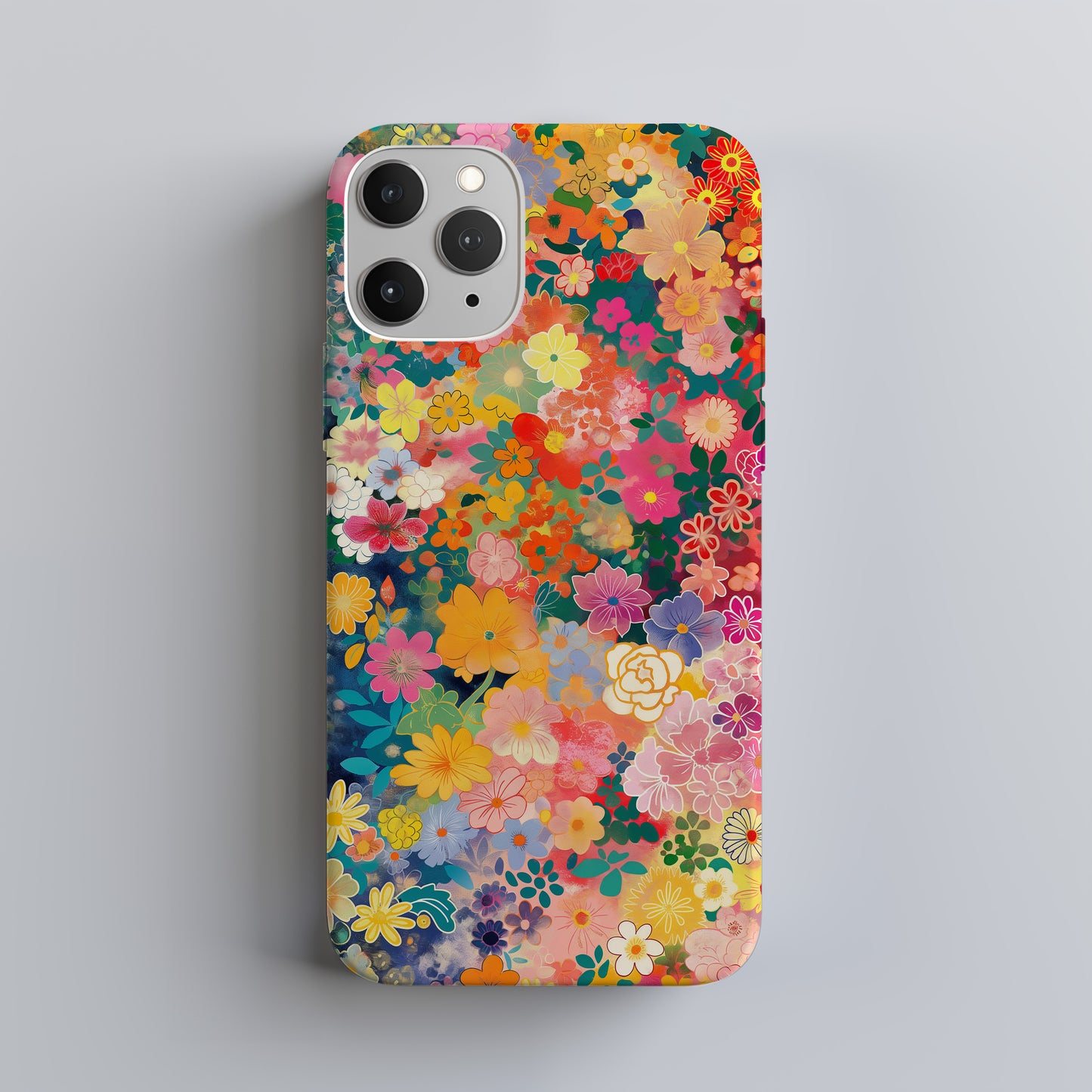 Colorburst Blossom Phone Case – Explosive Floral Energy with Everyday Protection