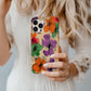 ScribbleBloom Phone Case – Playful Floral Doodles with Everyday Protection