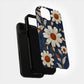 Daisy Denim Stitch Phone Case – Vintage Charm & Everyday Protection with Floral Flair