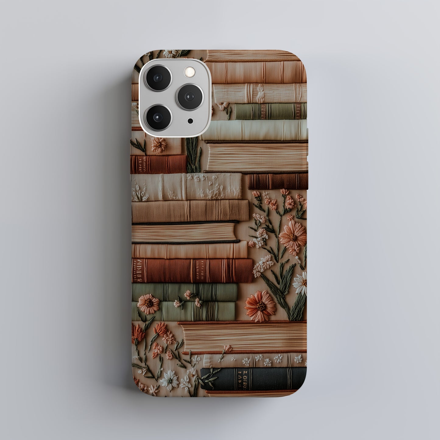 Bloom & Bookcase Phone Case – Literary Florals & Everyday Protection with Storybook Charm