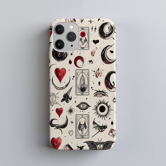 Flash & Fate Phone Case – Lightning Energy Meets Mystical Design with Everyday Protection