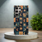 Cosmic Plaid Phone Case – Classic Pattern Meets Galactic Glow with Everyday Protection