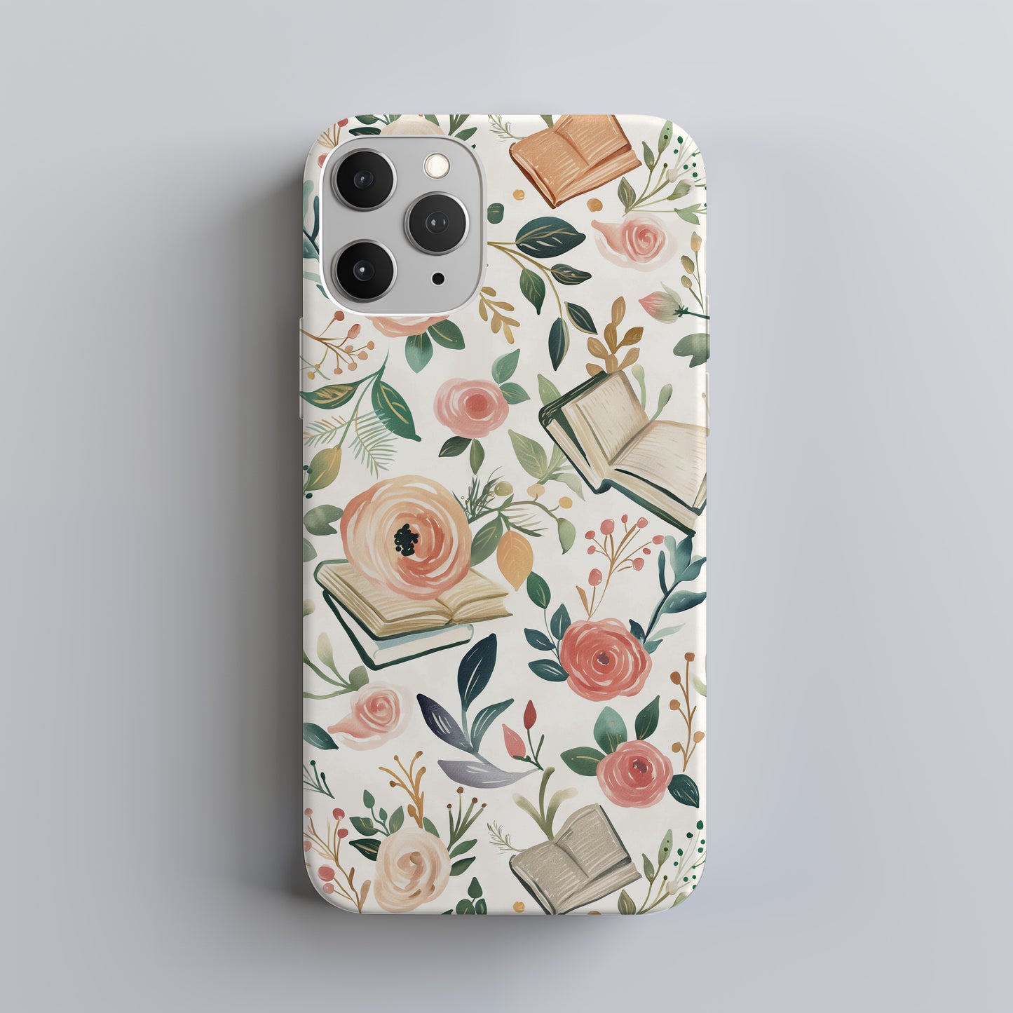 Read & Bloom Phone Case – Literary Florals & Everyday Protection for Book Lovers