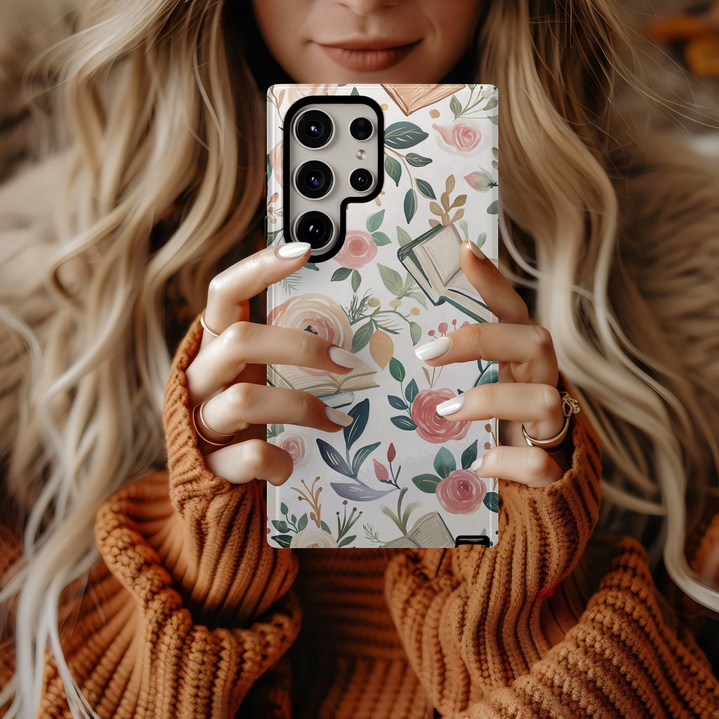 Read & Bloom Phone Case – Literary Florals & Everyday Protection for Book Lovers