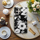 Noir Bloom Phone Case – Monochrome Florals with Bold Elegance & Everyday Protection
