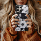 Noir Bloom Phone Case – Monochrome Florals with Bold Elegance & Everyday Protection