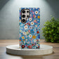 Wildbloom Canvas Phone Case – Vibrant Painted Florals with Everyday Protection