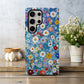 Wildbloom Canvas Phone Case – Vibrant Painted Florals with Everyday Protection