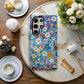 Wildbloom Canvas Phone Case – Vibrant Painted Florals with Everyday Protection