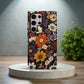 Midnight Garden Glory Phone Case – Bold Botanicals with Vintage Elegance & Everyday Protection
