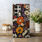 Midnight Garden Glory Phone Case – Bold Botanicals with Vintage Elegance & Everyday Protection