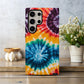 ColorRush Tie-Dye Phone Case – Retro Swirl & Everyday Protection in Bold, Bright Vibes