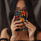 Inferno Lily Phone Case – Fiery Brush-Painted Florals with Bold Protection