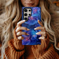 Lunar Bloom Glow Phone Case – Ethereal Neon Florals with Cosmic Radiance & Durable Protection