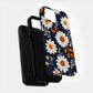 Embroidered Daisy Charm Phone Case – Boho Stitchwork Style with Durable Protection