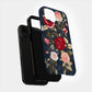 Embroidered Rose Elegance Phone Case – Boho Floral Stitchwork with Lasting Protection