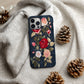 Embroidered Rose Elegance Phone Case – Boho Floral Stitchwork with Lasting Protection