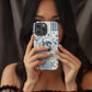 Blue Calico Patchwork Phone Case – Vintage Charm with Modern Protection