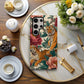 Tiger & Peony Phone Case – Bold Hand-Drawn Jungle Art, Dual-Layer Protection