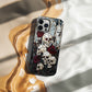 Gothic Skulls & Roses Stained Glass Phone Case – Dark Cathedral Aesthetic