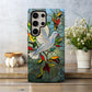 Stained Glass Dove & Olive Branch Phone Case – Peace Symbol Art